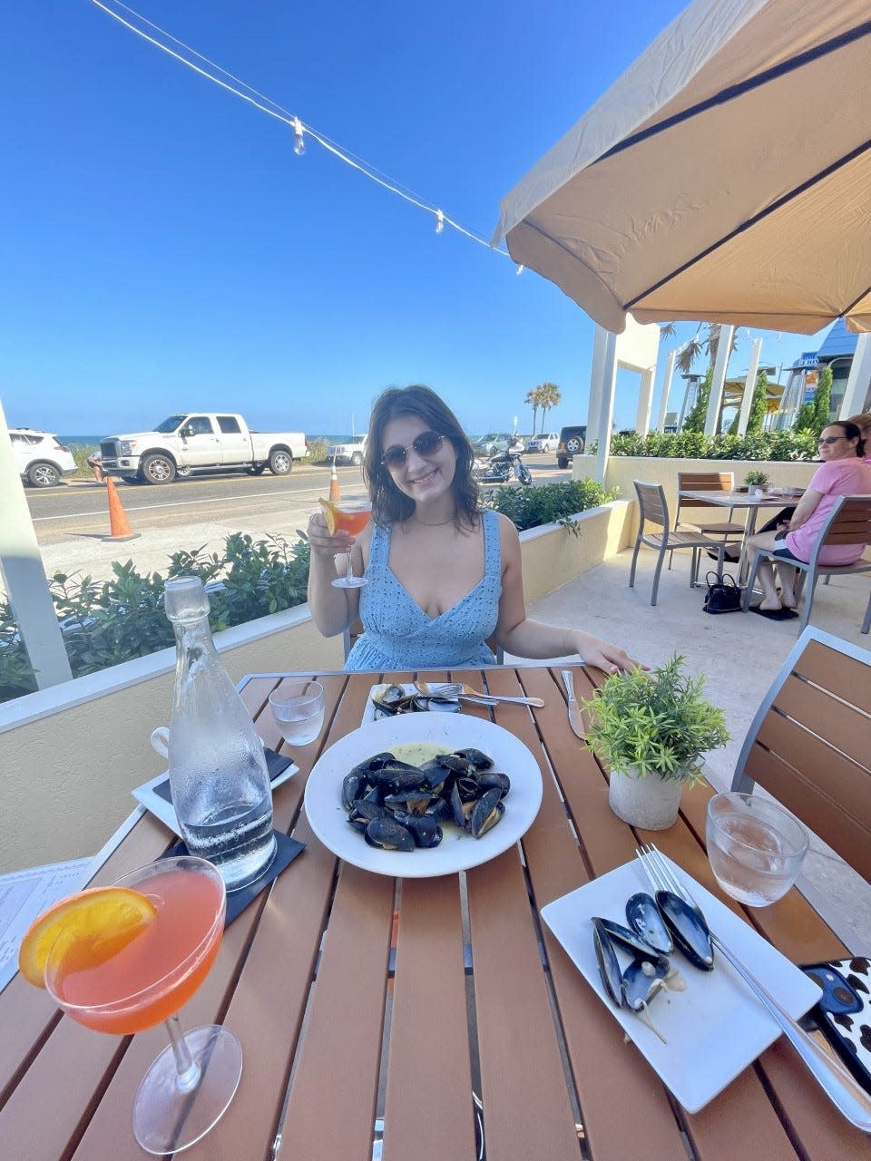 Next Door Beach Bistro in Flagler Beach.