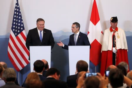 U.S. Secretary of State Mike Pompeo visits Switzerland