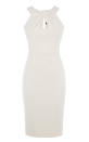 <p>Go for a simple structured dress to look effortlessly sophisticated. This white pencil dress has just the right amount of detail with a knotted neckline and keyhole detailing. <i><a href="http://www.karenmillen.com/knot-neckline-pencil-dress/dresses/karen-millen/fcp-product/01553976" rel="nofollow noopener" target="_blank" data-ylk="slk:[Karen Millen, £170];elm:context_link;itc:0;sec:content-canvas" class="link ">[Karen Millen, £170]</a></i></p>