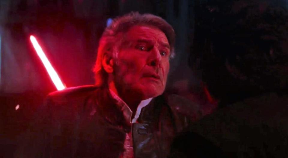photo of Han Solo's death