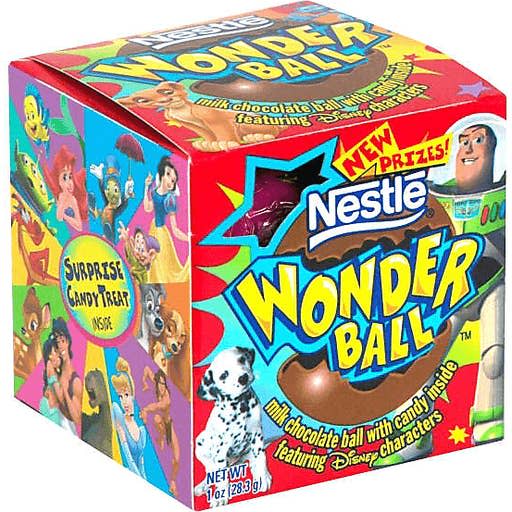 wonder ball in package with disney characters