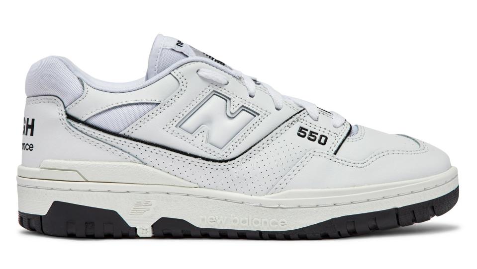 The lateral side of the Comme des Garcons x New Balance 550. - Credit: Courtesy of Dover Street Market