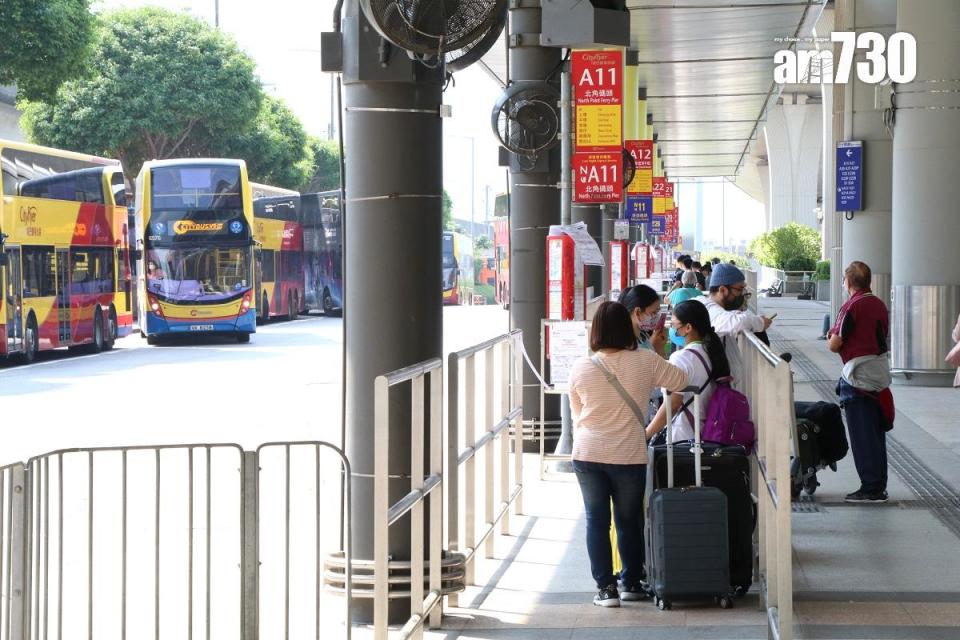 城巴機場快線A12計劃恢復全日服務。(資料圖片／林俊源攝)