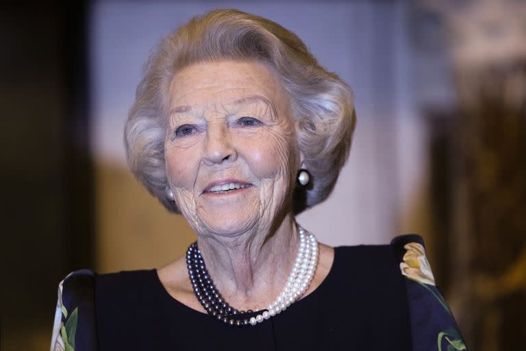 La princesa Beatriz, antes reina de Holanda, durante una ceremonia en el Palacio Real, en Ámsterdam, el 29 de noviembre de 2022