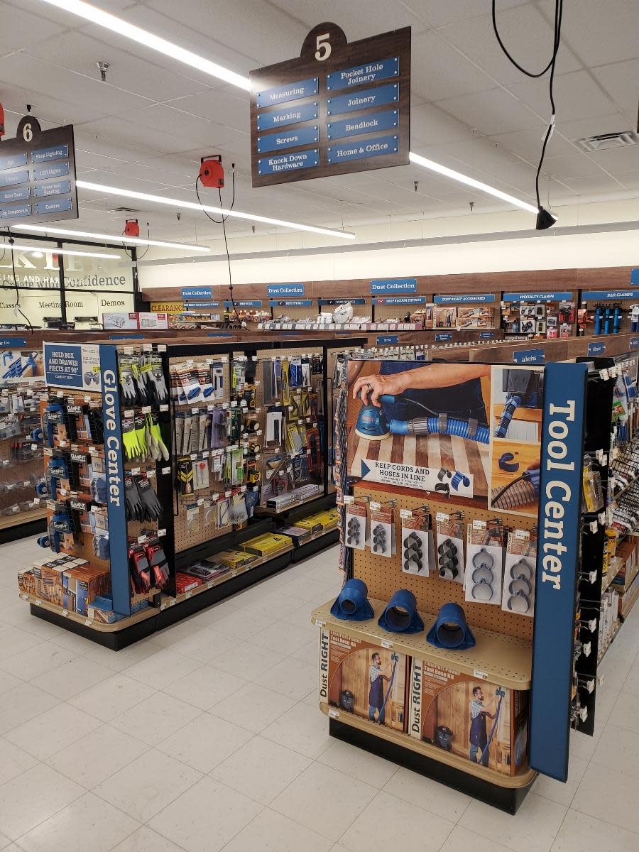 Rockler Woodworking and Hardware, which plans to open its first Northeast Florida store at the St. Johns Town Center, offers a variety of tools, lumber and more.