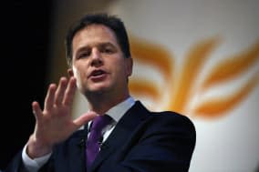 Clegg rejects Cameron's small state