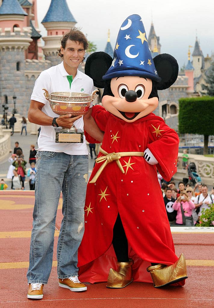 Rafael Nadal Mickey Mouse Disneyland