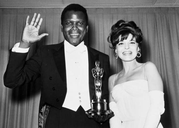 <b>Sidney Poitier</b><br><br> Whatever someone may think of award shows, there’s no doubting that it does throw up some incredible moments. Some hilarious, some memorable for the wrong reasons and some, like this, for making history. Sidney Poitier was the first black actor to win the Best Actor prize and he did so for his role in ‘Lilies of the Field’, opening doors for many in an otherwise white industry. But what year was it?