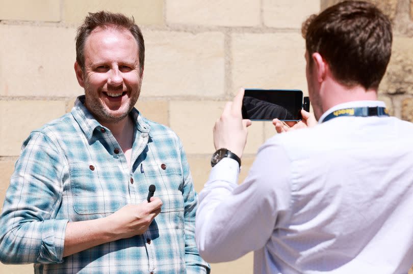 Election intern Adam Foster interviews Tom Russell in Hexham