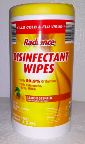 Radiance Disinfectant Wipes