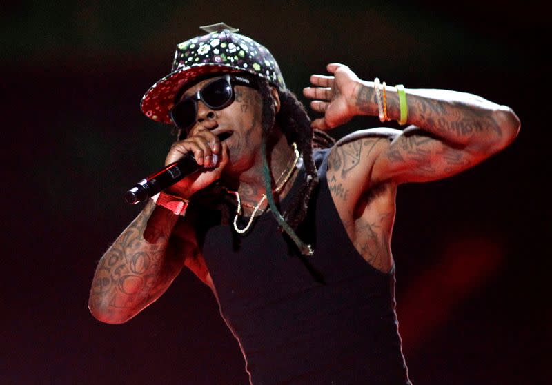 FILE PHOTO: Lil Wayne performs during the 2015 iHeartRadio Music Festival at the MGM Grand Garden Arena in Las Vegas