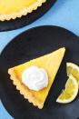 <p>This impressive <em>tarte au citron</em> is surprisingly easy to make. We love serving it with a big dollop of <a href="https://www.delish.com/cooking/recipe-ideas/a24492200/how-to-make-homemade-whipped-cream/" rel="nofollow noopener" target="_blank" data-ylk="slk:homemade whipped cream" class="link ">homemade whipped cream</a> or <a href="https://www.delish.com/cooking/recipe-ideas/recipes/a16786/candied-citrus-peel-recipe-mslo1211/" rel="nofollow noopener" target="_blank" data-ylk="slk:candied lemon peel" class="link ">candied lemon peel</a>.</p><p>Get the <strong><a href="https://www.delish.com/cooking/recipe-ideas/a26870676/lemon-tart-recipe/" rel="nofollow noopener" target="_blank" data-ylk="slk:Best-Ever Lemon Tart recipe" class="link ">Best-Ever Lemon Tart recipe</a></strong>.</p>