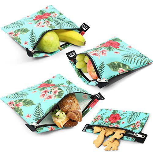 4) Sandwich and Snack Bags Set