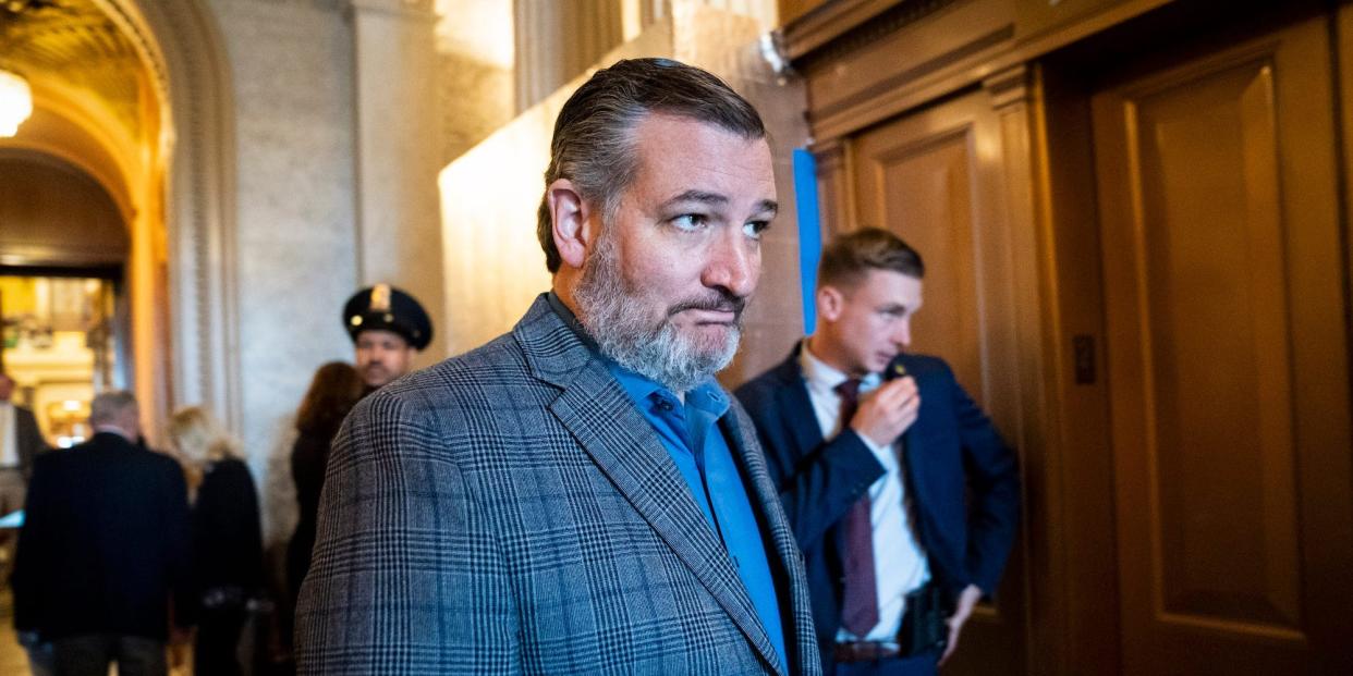 Republican Sen. Ted Cruz of Texas at the US Capitol on September 29, 2022.