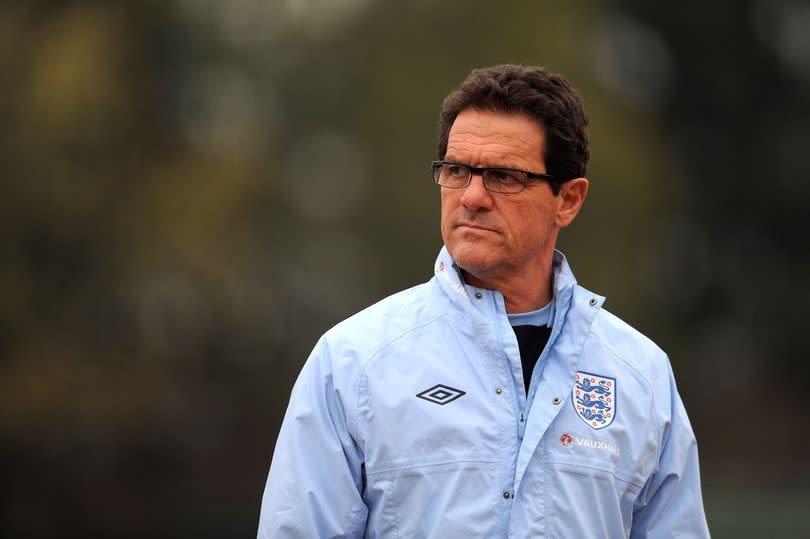 Fabio Capello during his days as England manager