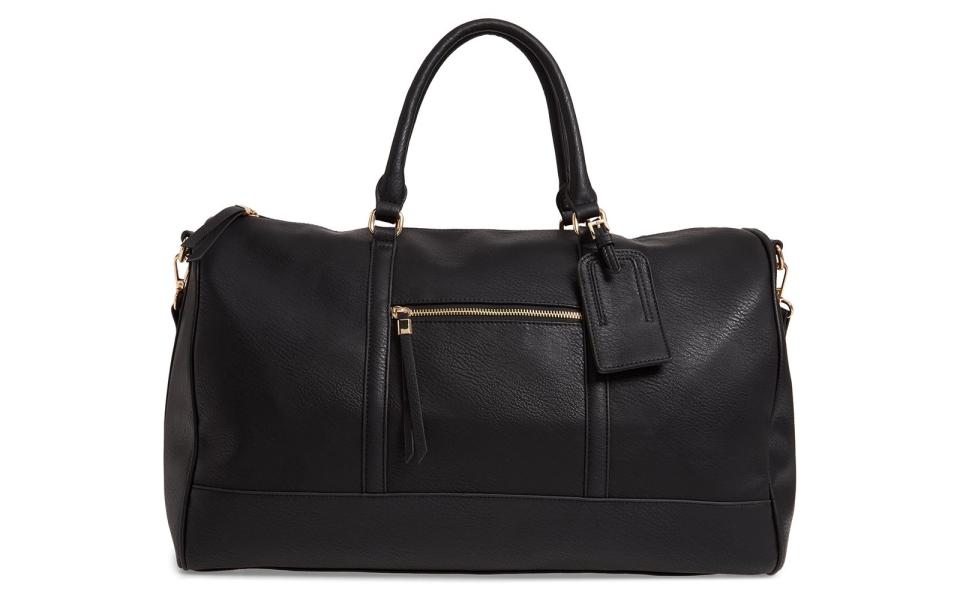 Sole Society ‘Devon’ Faux Leather Weekend Duffle Bag