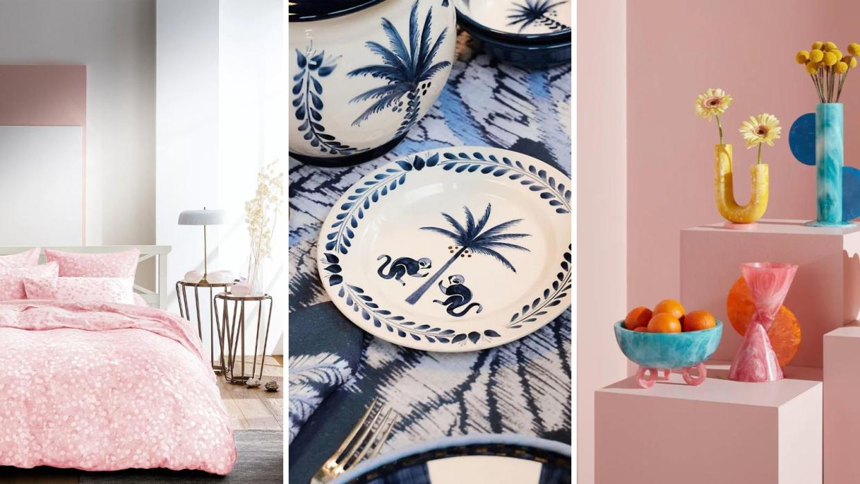  A selection of home decor items from the Saks Fifth Avenue Friends and Family Sale Spring 2024. 