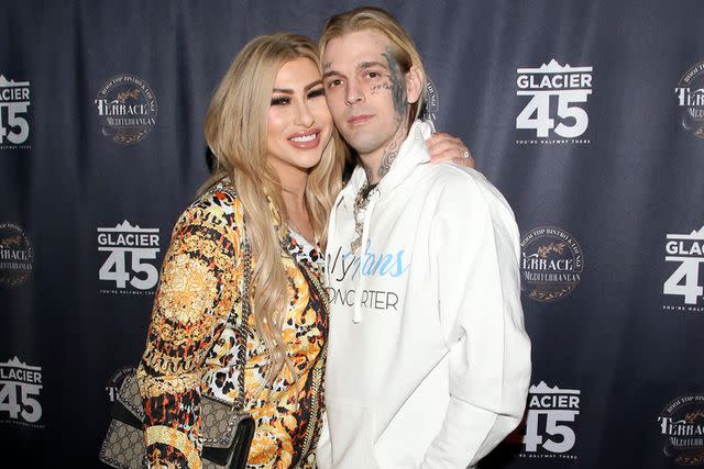 Gabe Ginsberg/Getty Images Melanie Martin and Aaron Carter