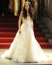 <p>Blair surprisingly went through with her marriage to the devious Prince Louis - gutted. We all know it was Chuck Bass who should have been standing at the altar with her in this frothy Vera Wang concoction.</p>