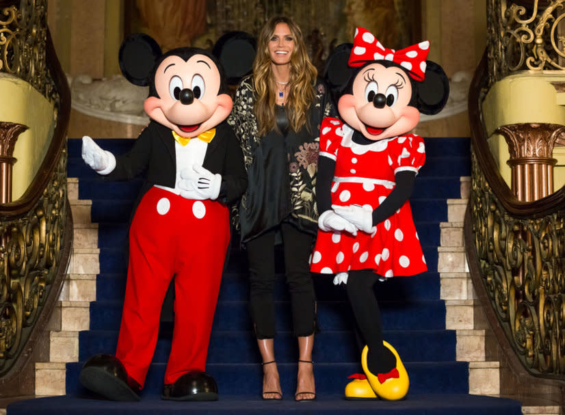 In Folge 10 durften Heidi Klums Mädchen Mickey und Minnie Mouse kennenlernen. (Bild: ProSieben/Martin Ehleben)