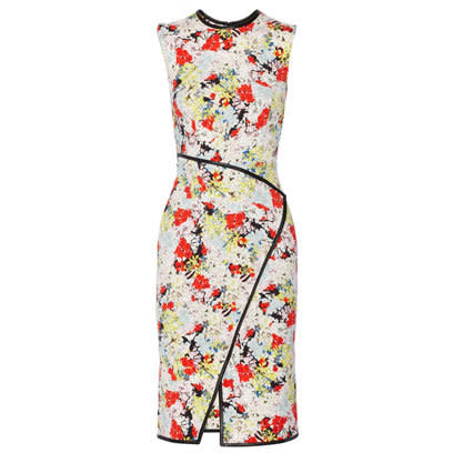 Erdem leather trim dress | Floral Dresses| What to Wear on Holiday | Fashion | Red Online