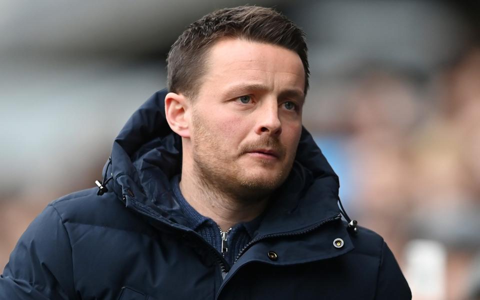 Millwall manager Joe Edwards during a Championship match against Sheffield Wednesday