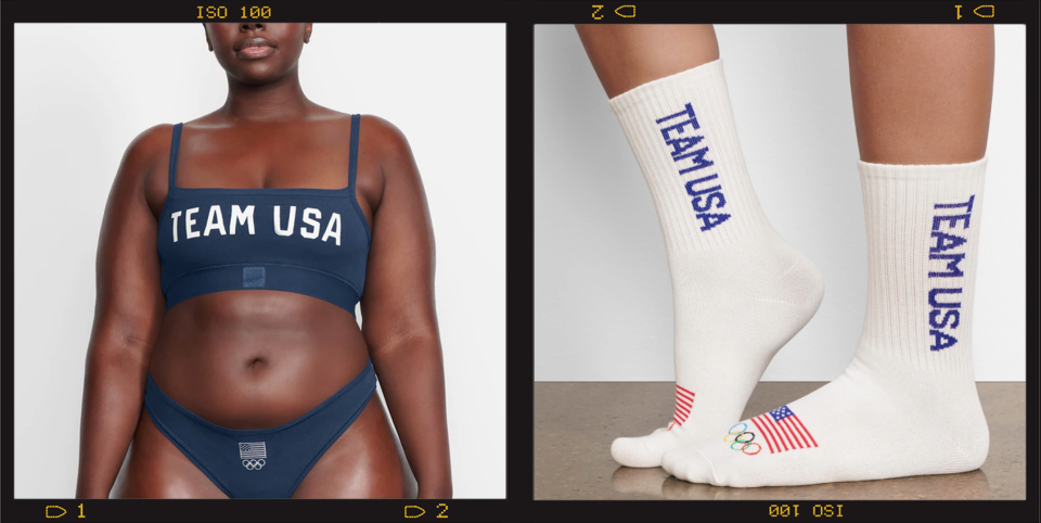 PSA: Kim Kardashian Just Blessed Us With an Olympics-Themed Skims Launch
