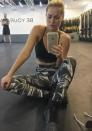 <p>Keira sweating it out at flow athletic gym for that ultimate Oz Day bod!</p>