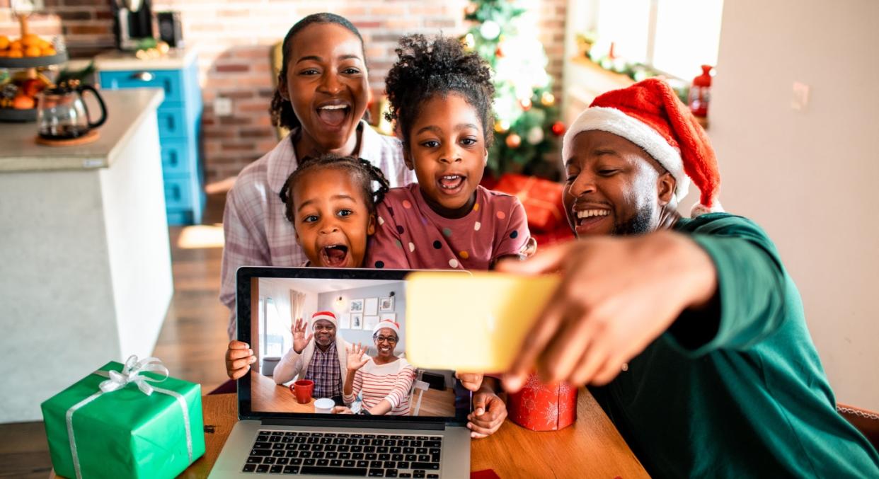 The UK government says families should consider 'other ways' to celebrate Christmas this year (Getty)