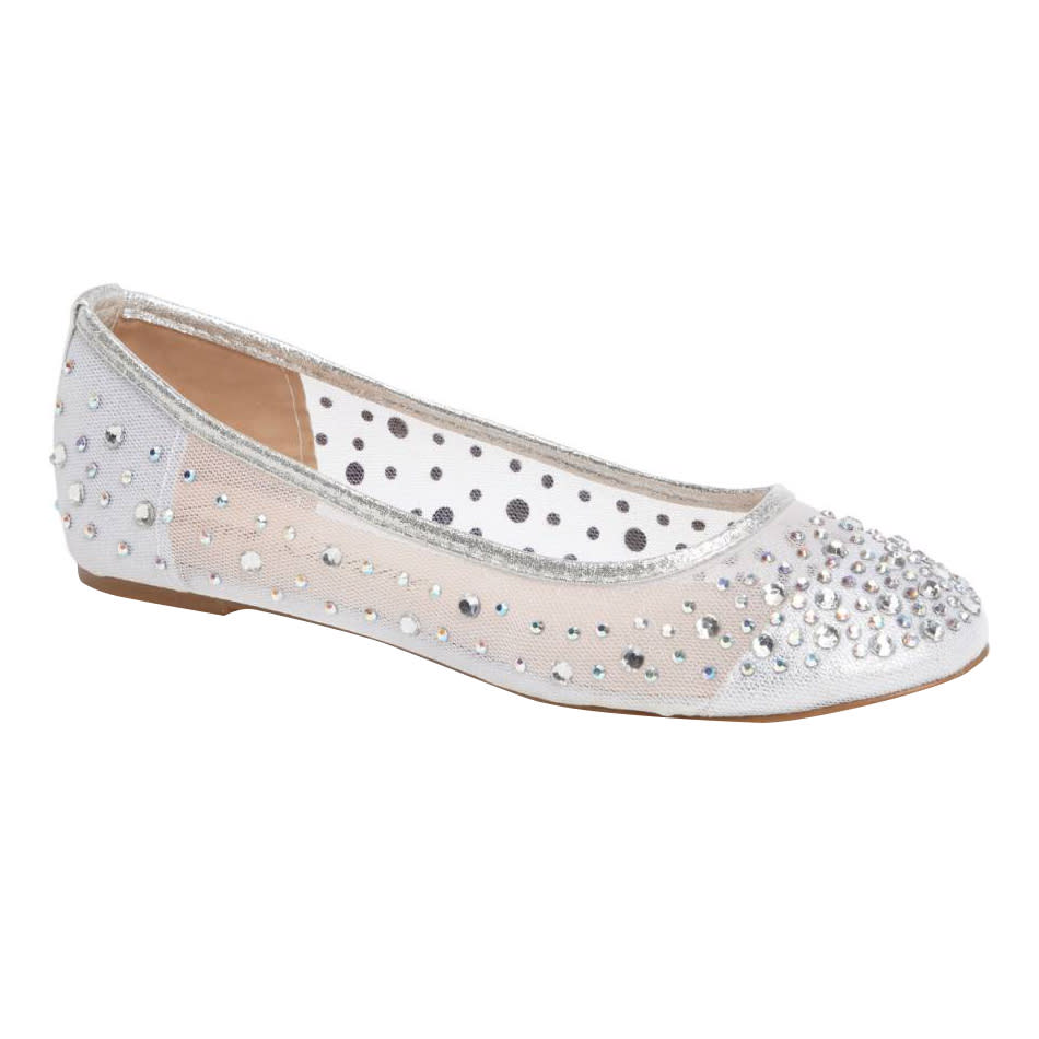 Crystal Embellished Ballet Flat