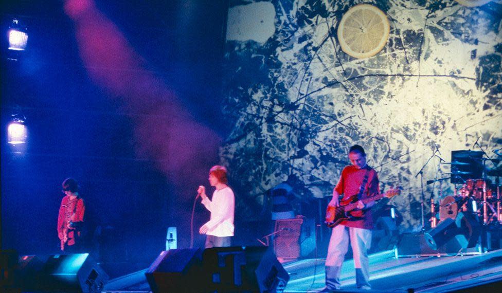 The Stone Roses on stage at Spike Island