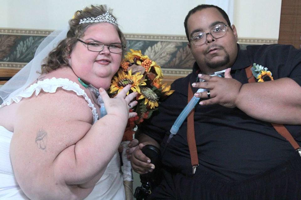 <p>Michael Moretti</p> Tammy Slaton and Caleb Willingham on their 2022 wedding day