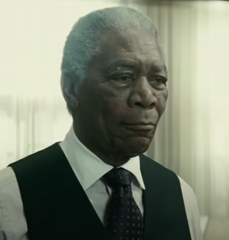 Morgan Freeman as Nelson Mandela