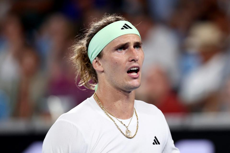 Zverev is set for a public trial in May  (Getty Images)