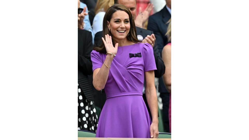 princess kate in purple at wimbledon