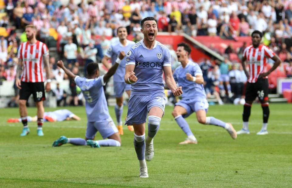 Leeds stayed up on the final day last season – but the club’s fate is no longer in their hands  (Getty Images)