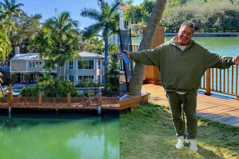 Ricardo Montaner y Marlene Rodríguez Miranda viven en una residencia de Miami en el exclusivo barrio Pine Tree Drive