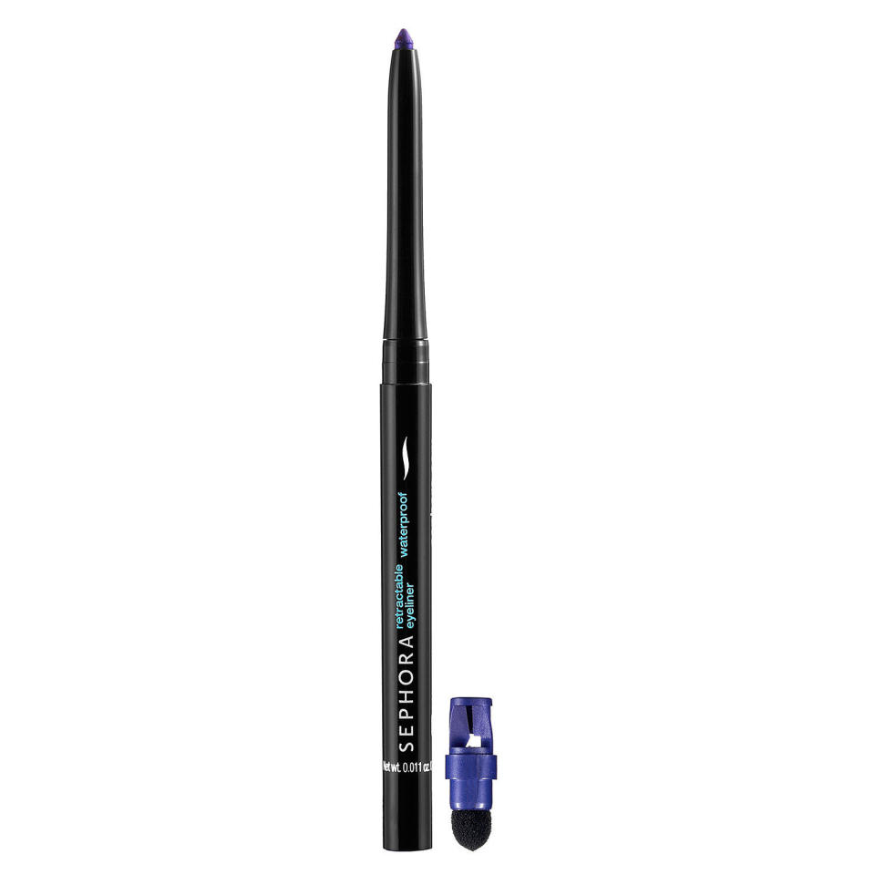 This long-lasting, waterproof liner score a 4.3/5 stars due to its easy-glide, creamy texture, and budge-resistant color.&nbsp;Shop it <a href="https://www.sephora.com/product/retractable-waterproof-eyeliner-P230234?skuId=1118033&amp;icid2=products%20grid:p230234" target="_blank">here for $12.</a>