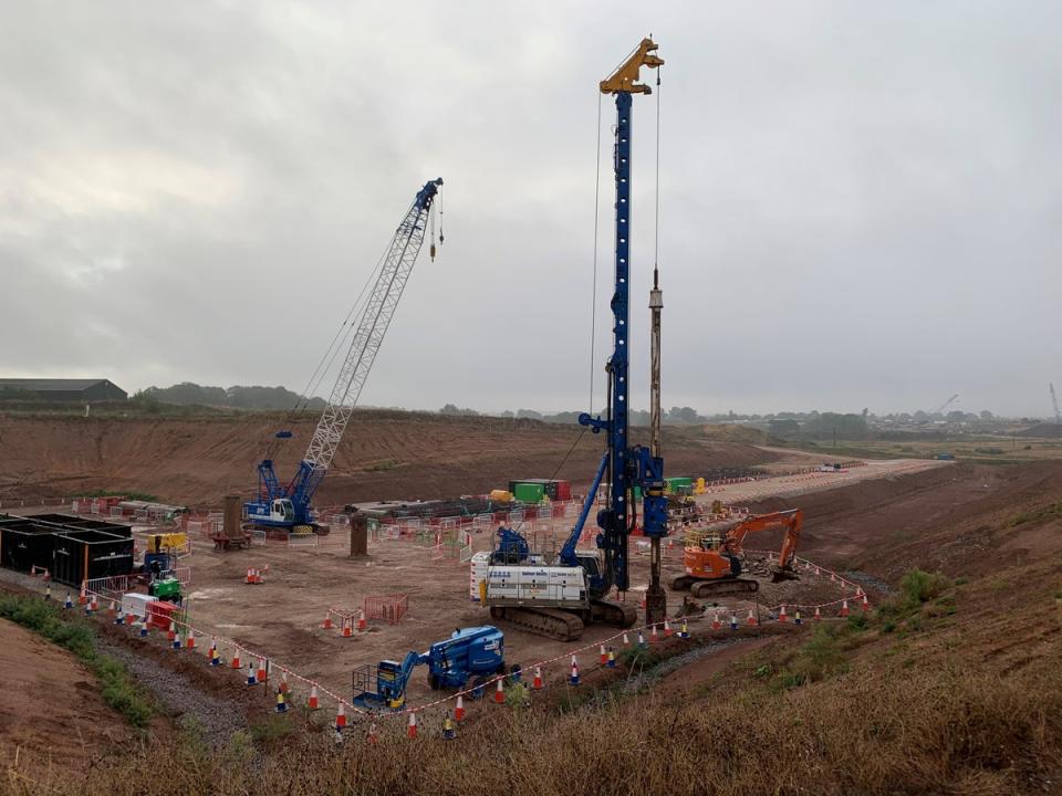 The Birmingham HS2 Interchange site, with work on building the station due to start in 2023. (Richard Vernalls/PA)