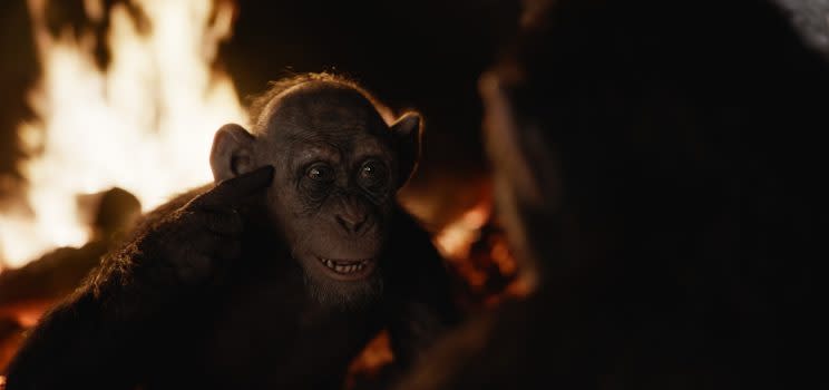 Steve Zahn’s Bad Ape in <em>War for the Planet of the Apes</em>. (Fox)