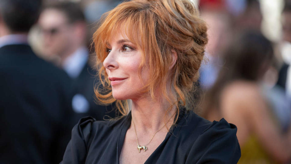 CANNES, FRANCE - JULY 17: Singer Mylene Farmer attends the final screening of 