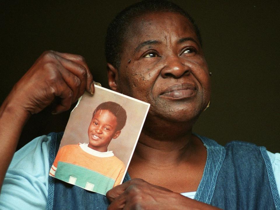 Willie Mae Mathis, mother of Jefferey, an Atlanta Child Murders victim 1999 AP