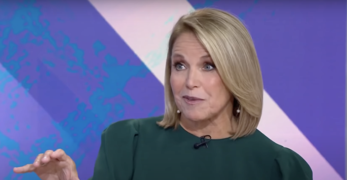 Katie Couric on the Today Show explaining how she cut out part of RBG&#39;s interview