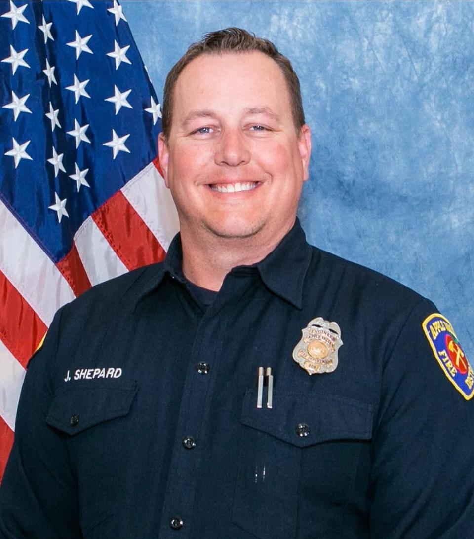 Loved ones are mourning the death of Apple Valley Fire engineer Jared Shepard, who was off-duty when he suffered fatal injuries during an off-road motorcycle collision on Sunday.