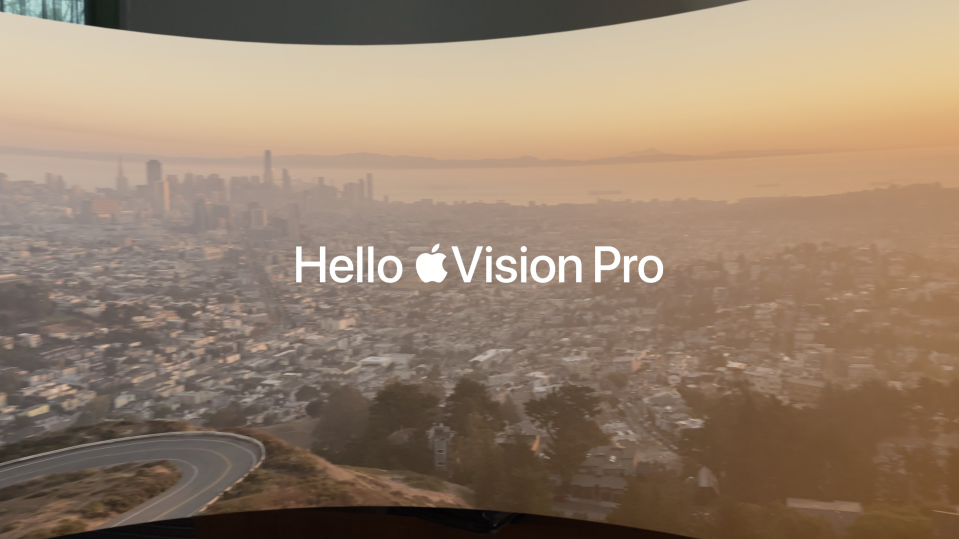 Apple Vision Pro at WWDC 2023