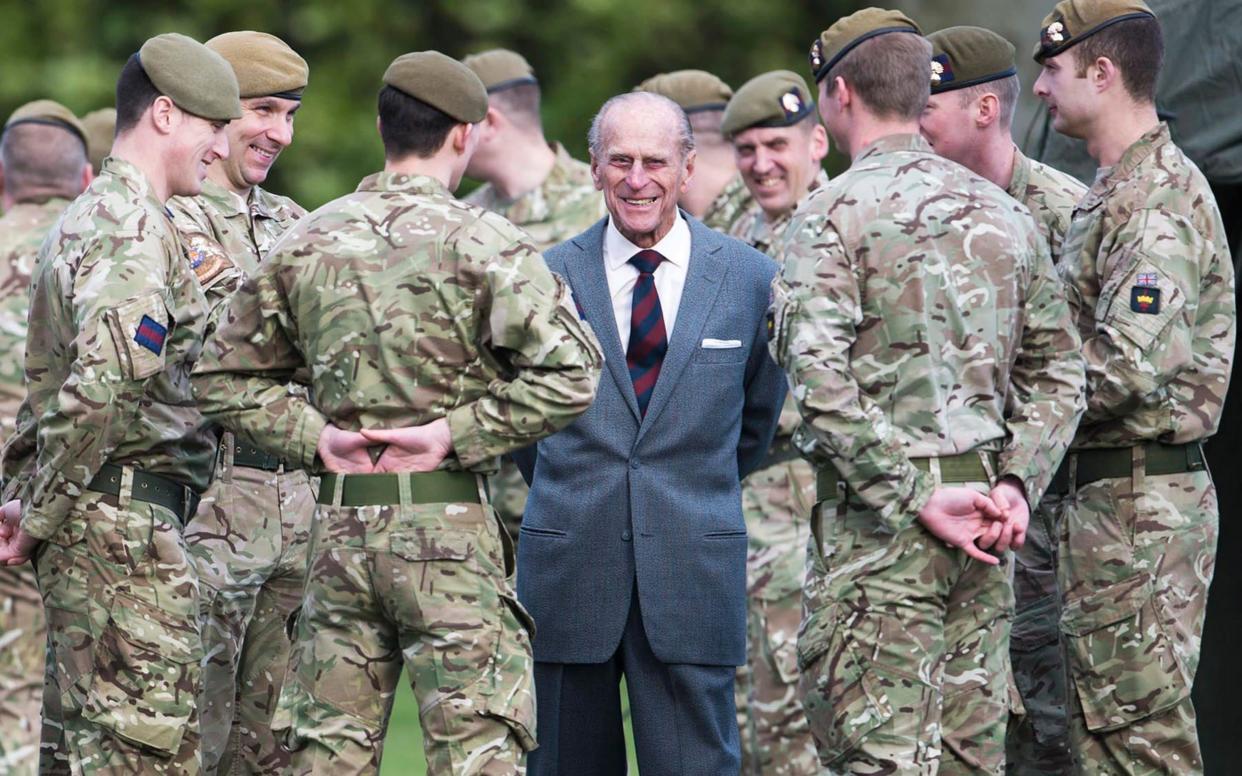 The Duke Of Edinburgh paid a visit to First Battalion Grenadier Guards, Aldershot in 2014 -  Getty Images 