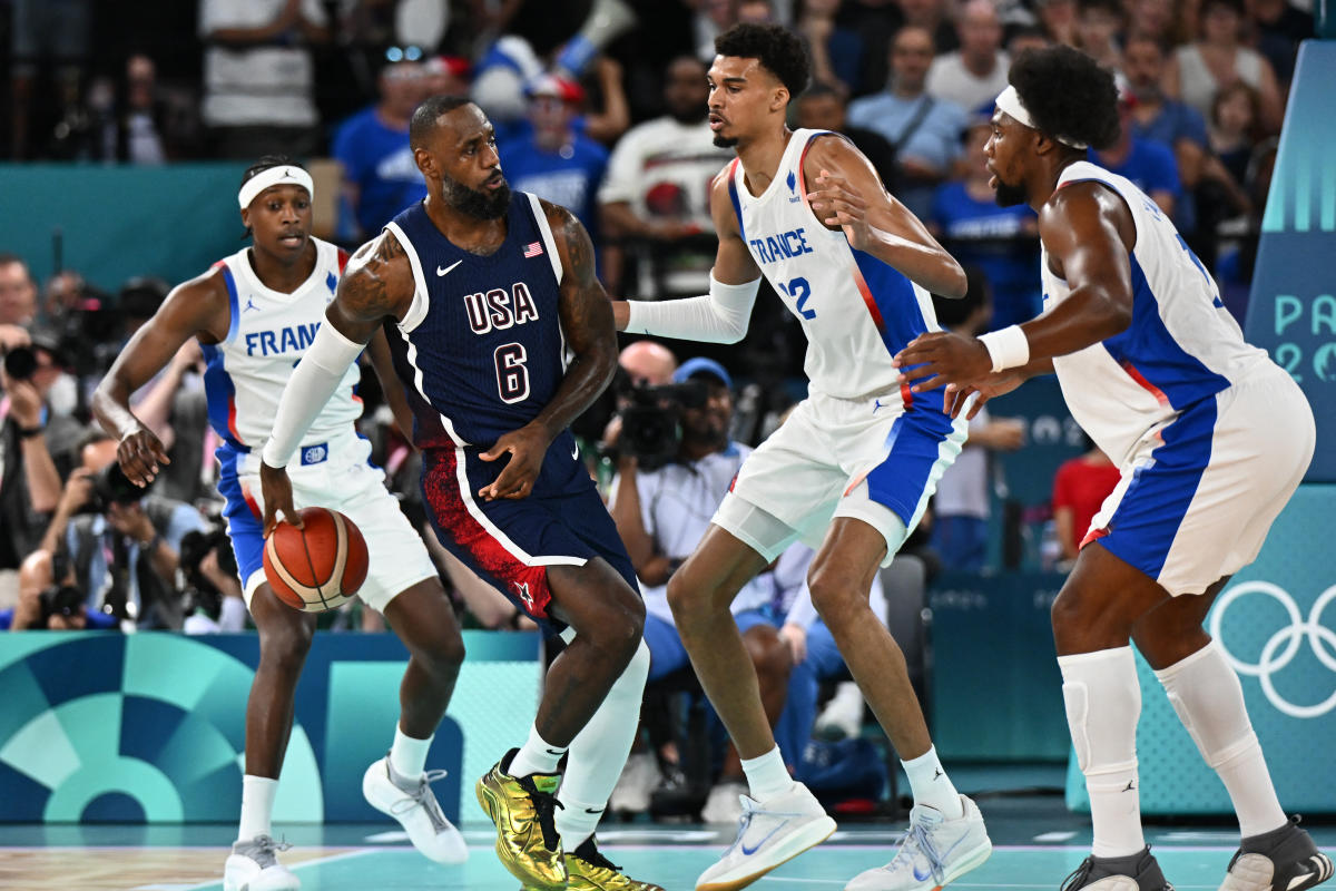 Predicciones en vivo de Estados Unidos contra Francia, puntuación: LeBron James, Steph Curry contra Victor Wembanyama en el juego por la medalla de oro olímpica de baloncesto.