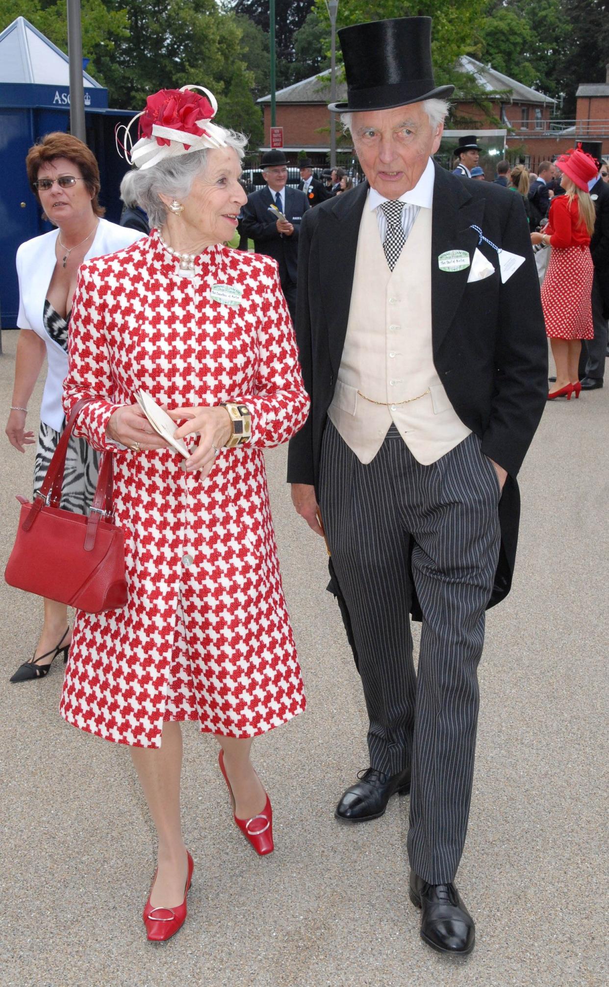 Lord and Lady Airlie at Ascot in 2007