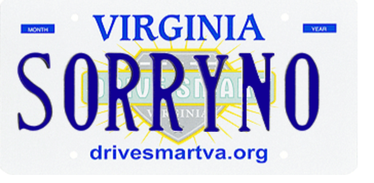 Virginia regularly rejects customized license plate ideas for a variety of reasons.