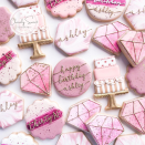 <p>These pretty and pink cookies are cute and to the point. And with edible glitter and paint splatter, they’re edible pieces of art.</p><p><strong>See more at </strong><a href="https://www.instagram.com/p/B0tmGEBgAF8/" rel="nofollow noopener" target="_blank" data-ylk="slk:Clairely Sweet Cookies;elm:context_link;itc:0;sec:content-canvas" class="link "><strong>Clairely Sweet Cookies</strong></a><strong>.</strong></p><p><a class="link " href="https://www.amazon.com/Wilton-704-0146-Cookie-9-Ounce-Assorted/dp/B00OY172HU/?tag=syn-yahoo-20&ascsubtag=%5Bartid%7C10050.g.31122098%5Bsrc%7Cyahoo-us" rel="nofollow noopener" target="_blank" data-ylk="slk:SHOP PINK ICING;elm:context_link;itc:0;sec:content-canvas"><strong>SHOP PINK ICING</strong></a></p>